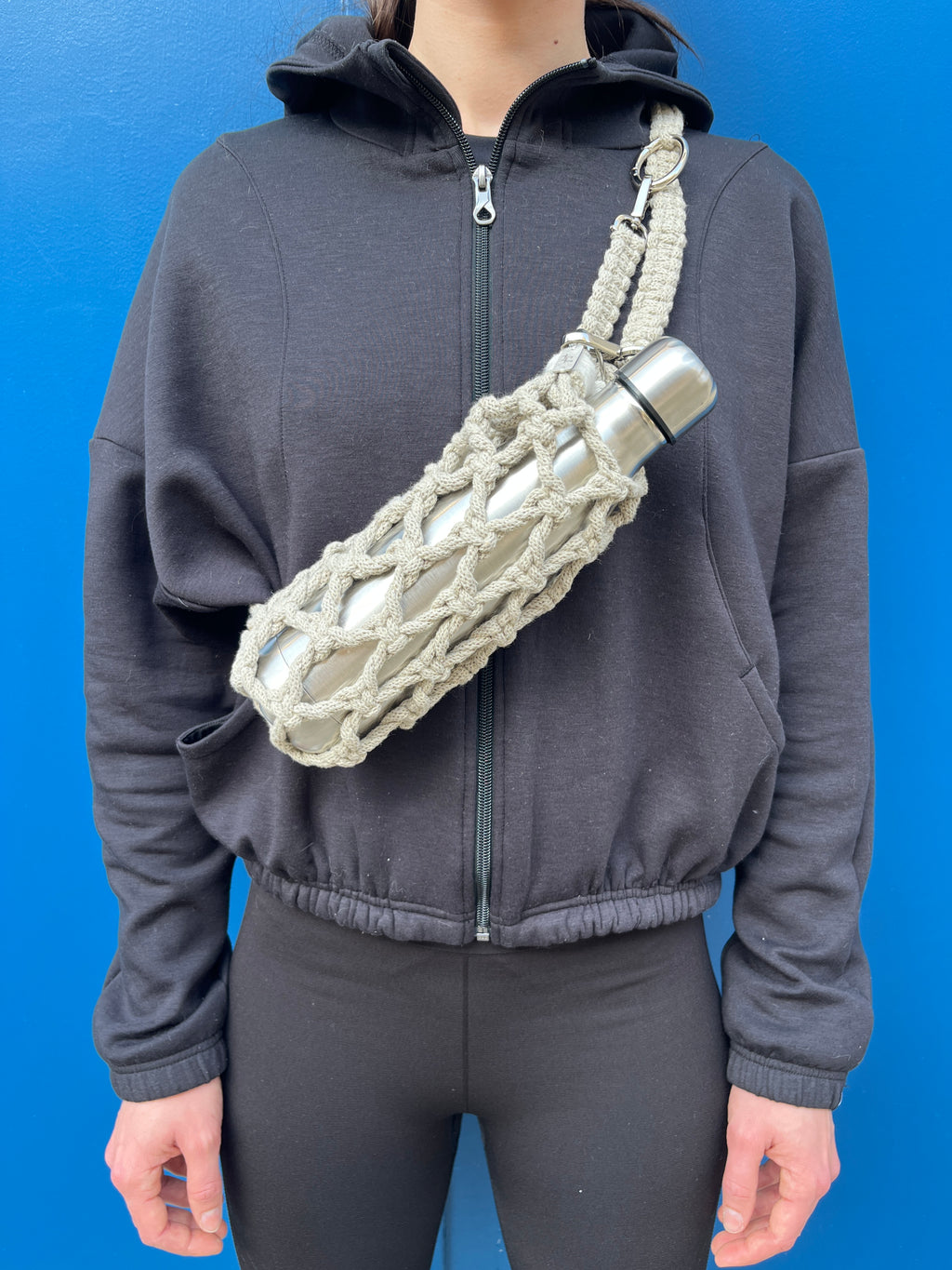 JAJA — Sac à bouteille en macramé