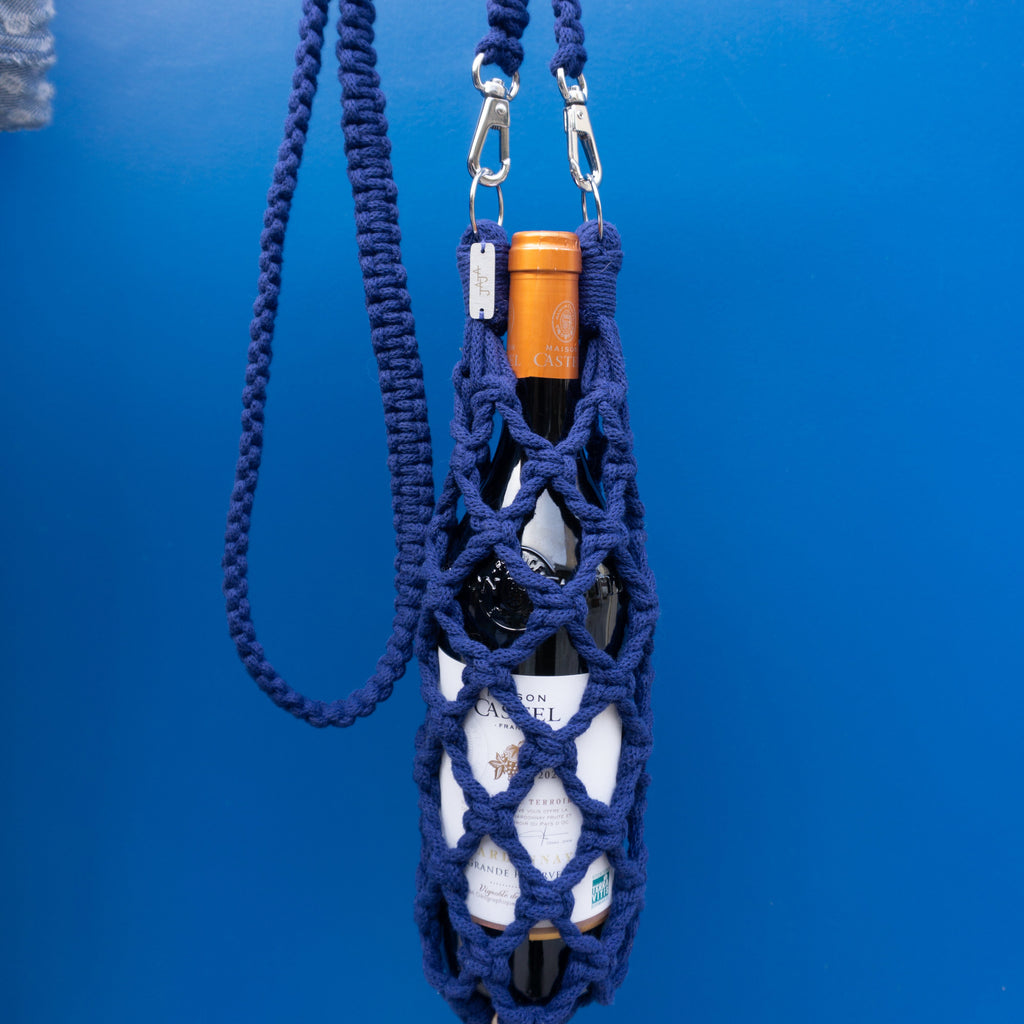 JAJA — Sac à bouteille en macramé